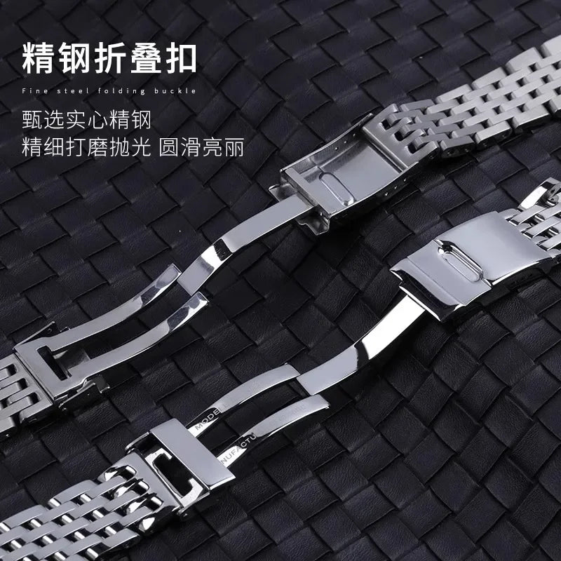 Solid Stainless Steel Watchband 20mm 22mm 24mm Bracelet For Breitling Watch For AVENGER NAVITIMER SUPEROCEAN Watch chain