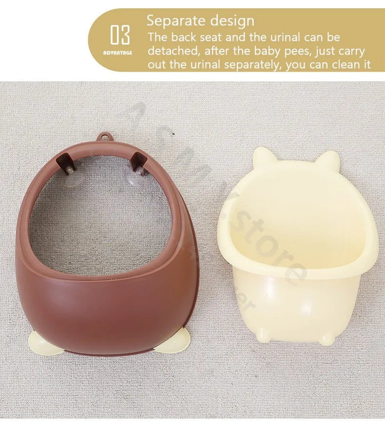 Boys urinal, standing urinal, boys children's toilet basin, unique shape toilet basin, suitable for 1-7 years old babies