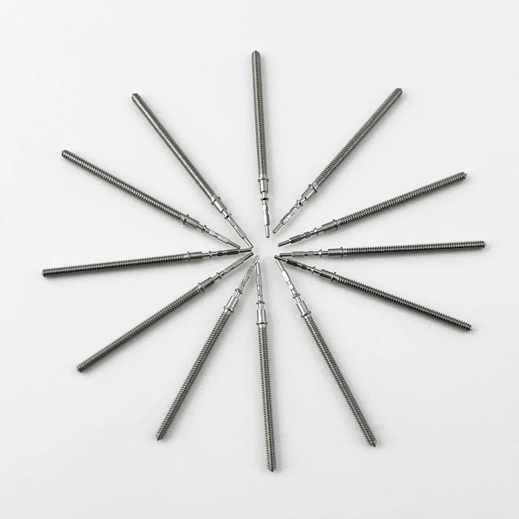 Goutent Steel Crown Parts Crown Watch Steel Stem Kit Fit VK63 VK64 VK67 VK68 VK61 Quartz Movement Stem Watch Accessories