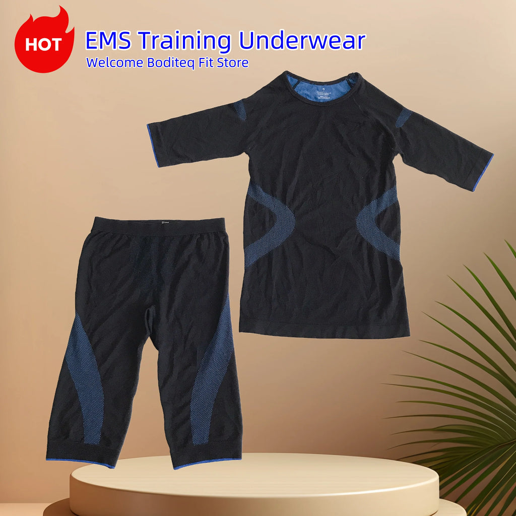 Xbody EMS Underwears Training EMS Outfits Base Layers Blue Ems Training Underwear Body Fitness Underwears