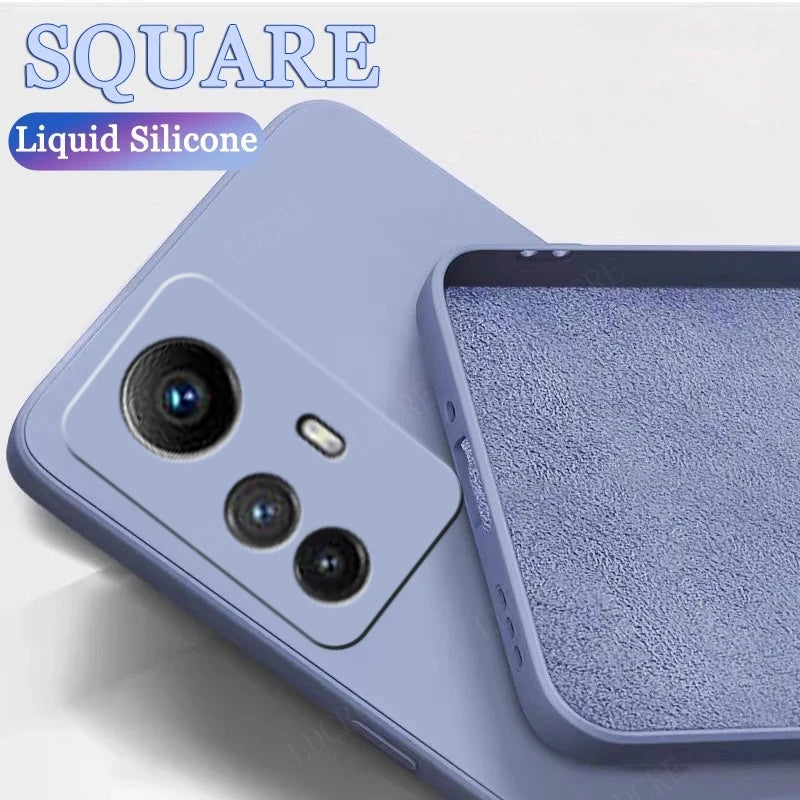 For Cover Xiaomi Redmi Note 12S Case Redmi Note 12S Capas Back Liquid Silicone Soft TPU Fundas Redmi Note 10 11 12 Pro Plus 12S