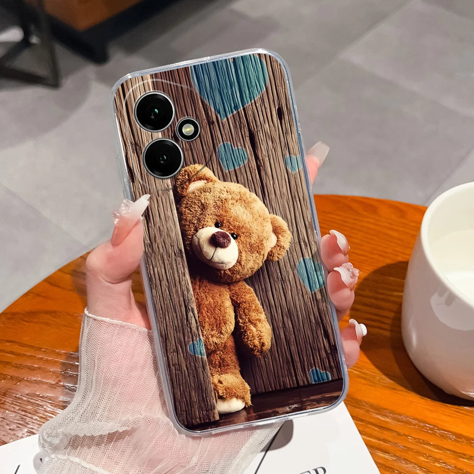 For Honor 400 Pro 5G Case Cute Astronaut Transparent TPU Soft Silicone Phone Back Cover For Honor 400Pro High Quality Funda Capa