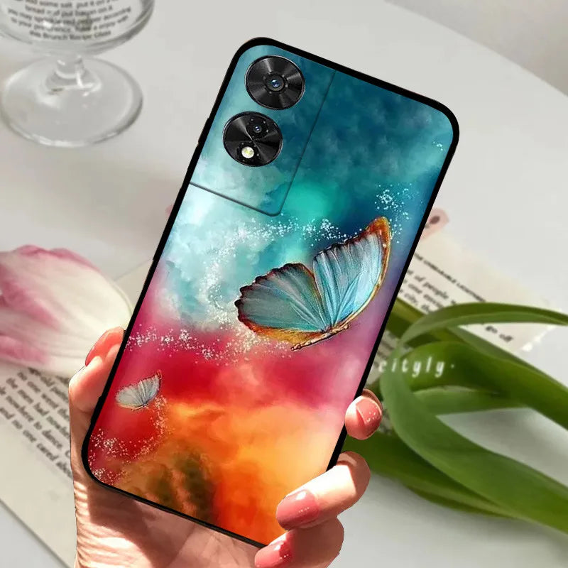 For TCL 505 Case TCL 50 SE / 50 5G Silicone Shockproof Soft Phone Cover for TCL 505 Case Funda Cute TPU Coque Protective Shell