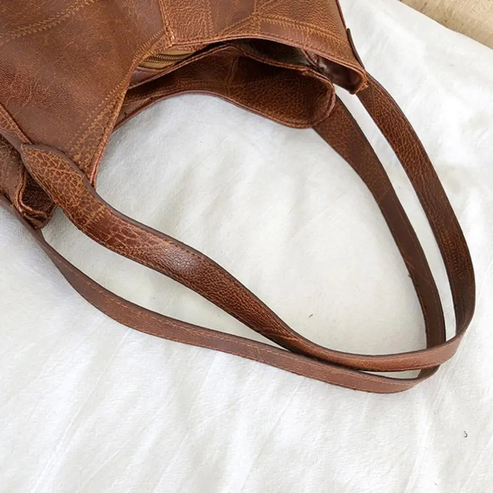 Women's Handbags Vintage Luxury Leather Shoulder Bag Designers Large Bag Modern Fashion Brand Female