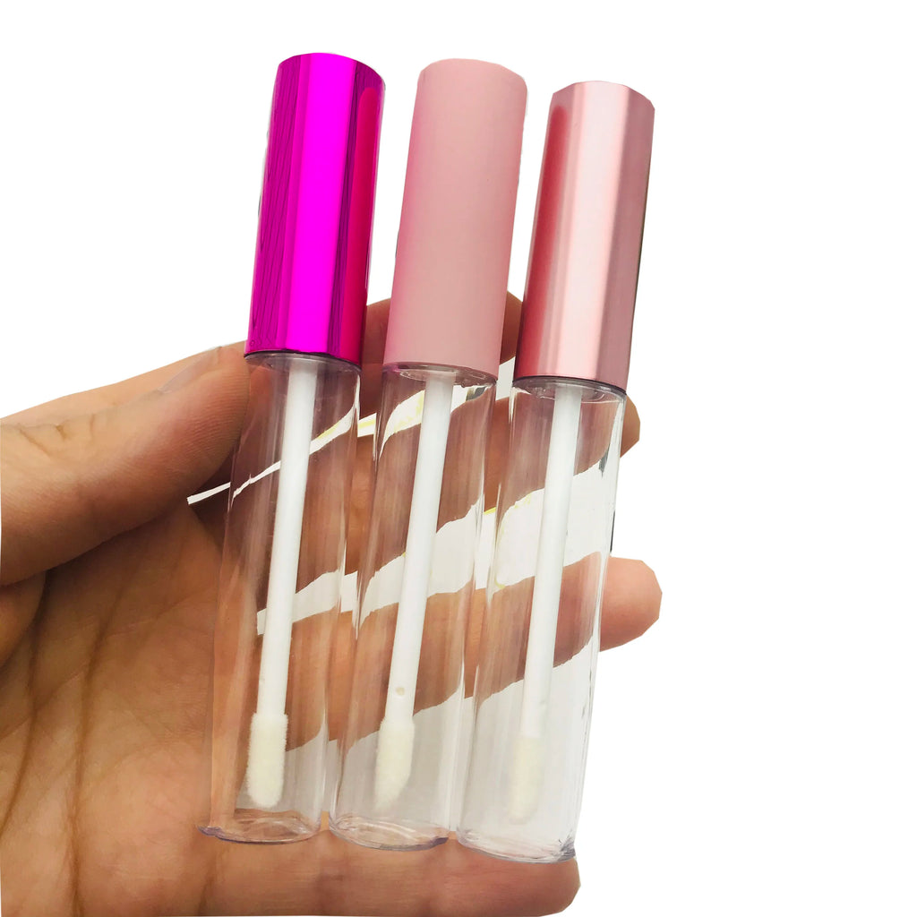 10ml Lip Gloss Tubes Empty mascara bottle Clear Plastic DIY Refillable cosmetic packing container