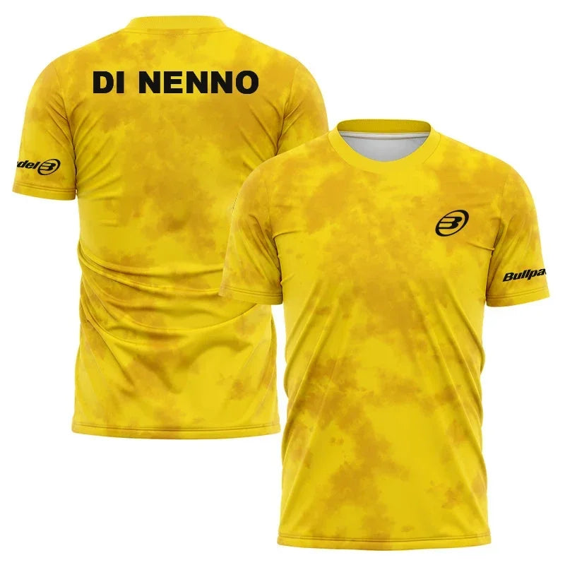 2026 Men's Quick Drying Padel T-Shirt Breathable Tennis Short Sleeve Tops World Padel Fans T Shirts Fitness Running Sportwear