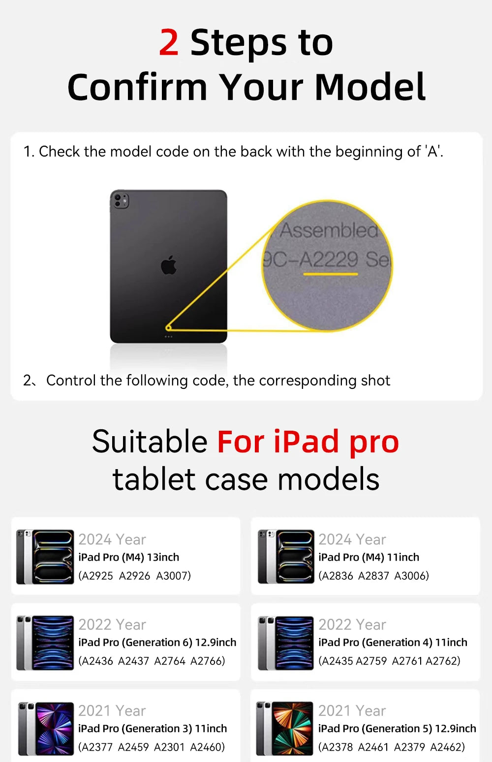For ipad 10th generation case For iPad Air 6 M2 2024 11in 13in M4 Pro 11 12.9 Air 4 5 10.9 iPad 10.2 7 8 9th 9.7 mini 6 7 Cover