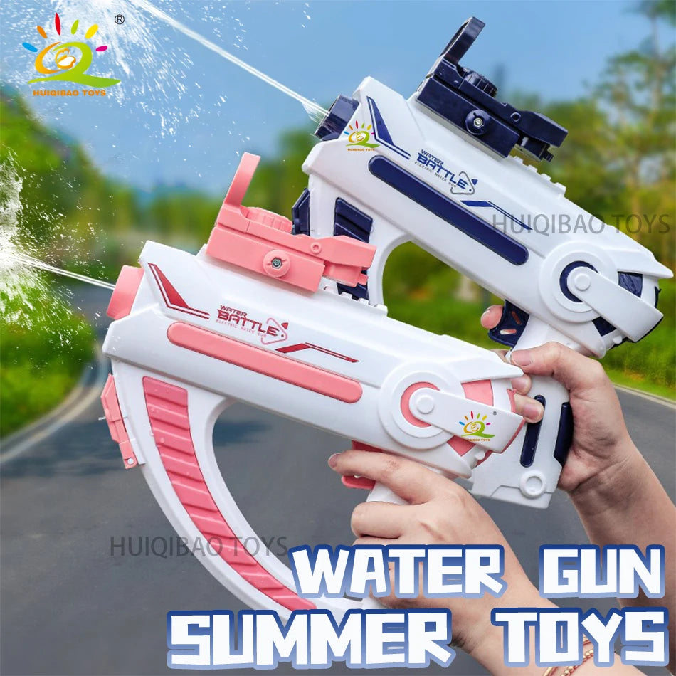 Summer electric Water gun toys, suitable for boys and girls, mechanical continuous shooting outdoor beach water games,