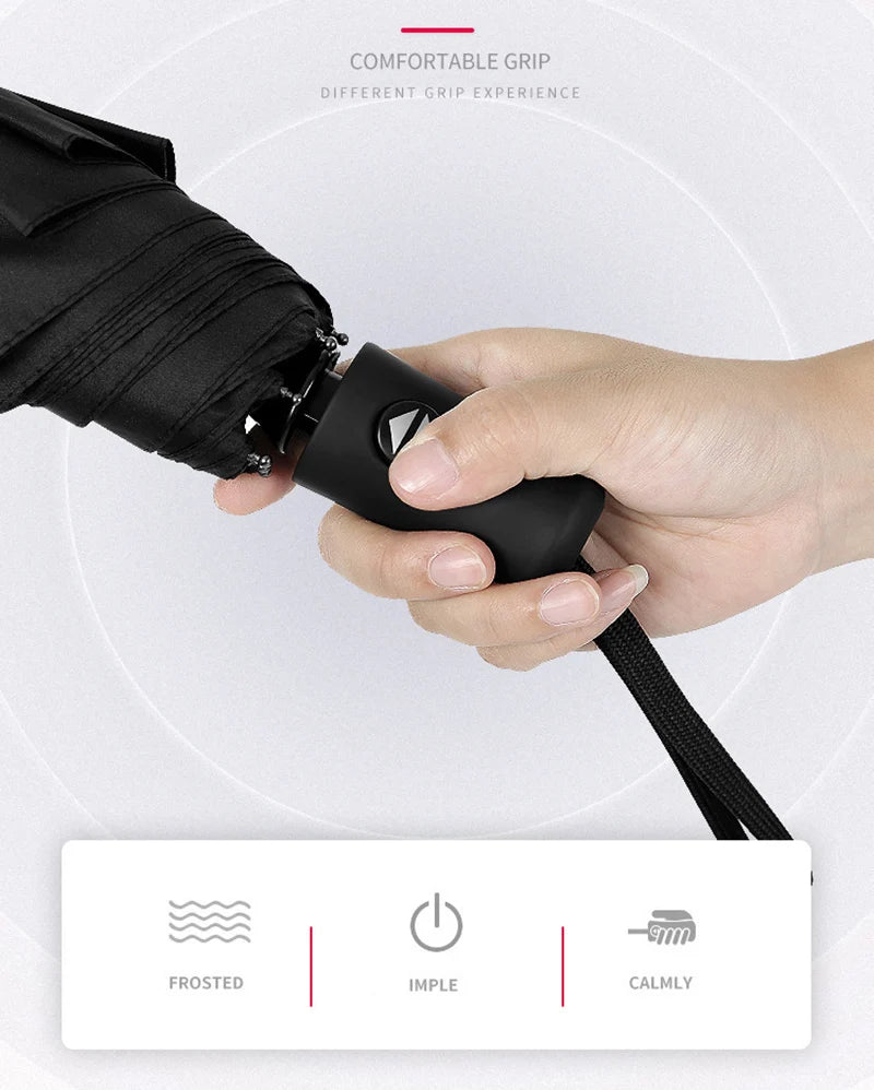 Men Woman Outdoor Automatic Rain Umbrella For LAND ROVER Discovery Defender Freelander Evoque Logo Wind Resistant Sunscreen
