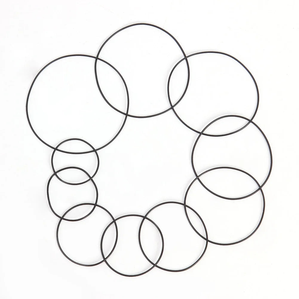 200pcs Waterproof 0.5mm/0.6mm/0.7mm O-Ring Watch Back Seal Cover Mini Rubber Washer O-Ring Watch Gaskets Watch Repair Tools