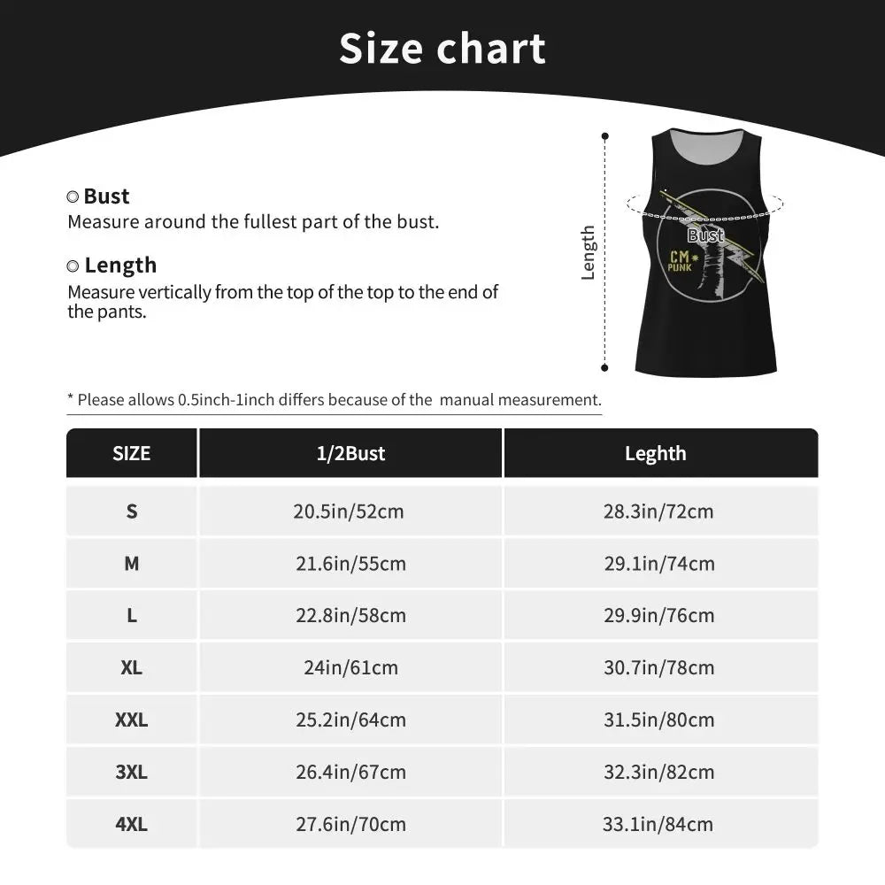 Graphic Wrestling CM Punk Best In The World Workout Tank Tops Sleeveless Shirt Bodybuilding Fitness Gym Compression Vest