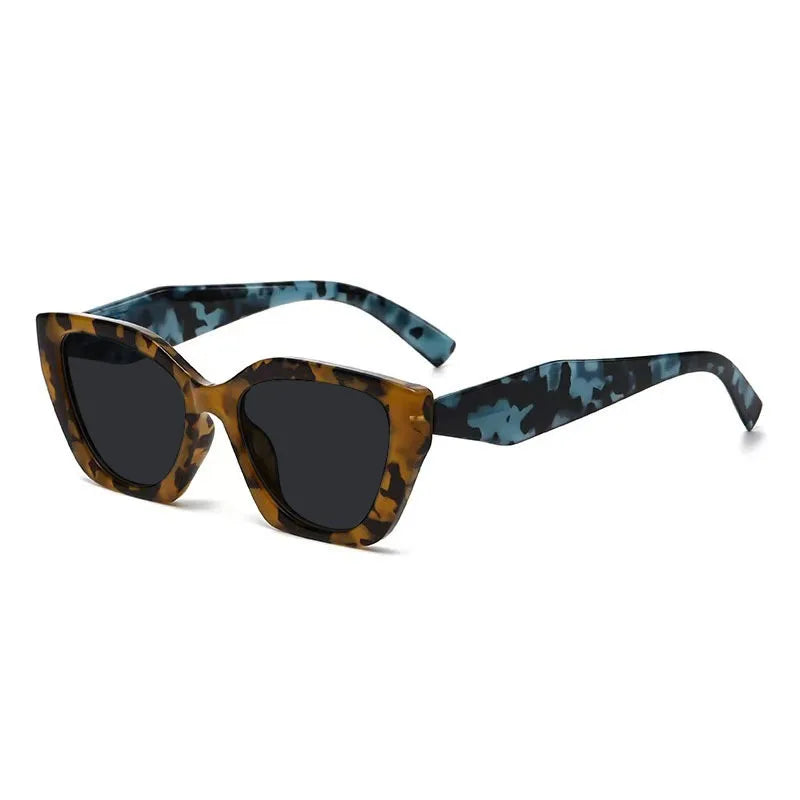 2026 New Myopia Sunglasses Unisex Fashionable Retro Leopard-Print Frames for Prescription Glasses Trendy Oversized Sunglasses