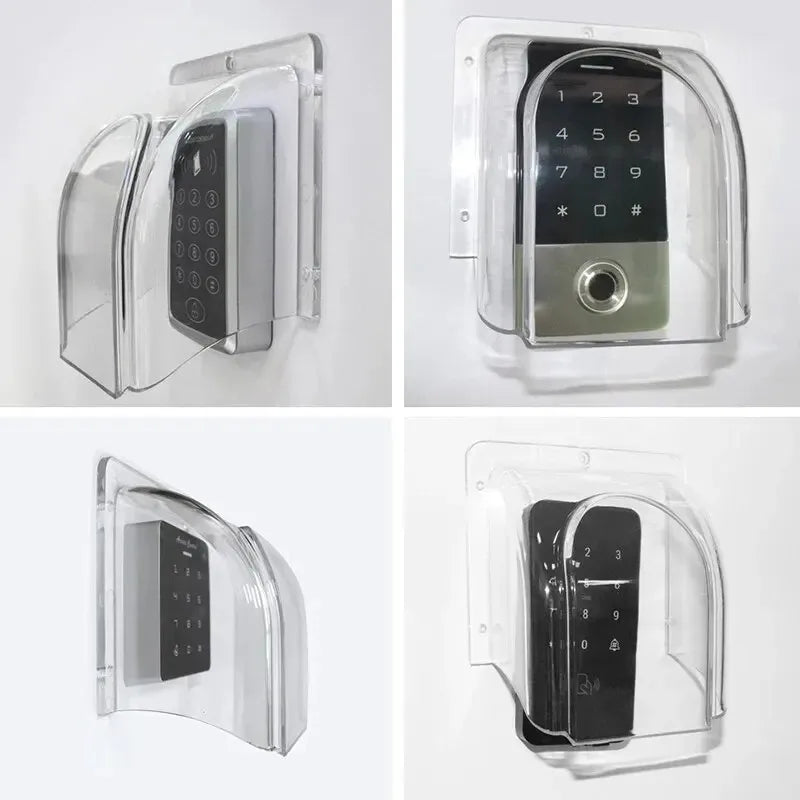 5YOA Durable Transparent Rain Cover For Access Control Attendance Machine Doorbell Switch Sunscreen Dustproof Waterproof Shell