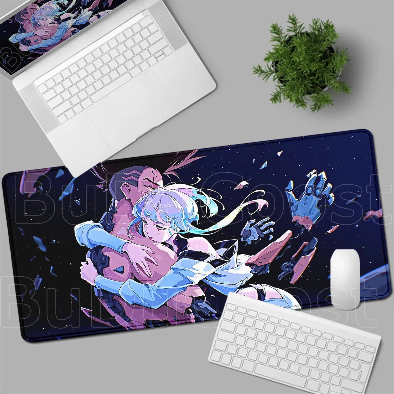 HD Printing New Wallpaper C_cyberpunk E_edgerunners Mouse Pad Non-slip Mousepad Computer Gamer LockEdge Desk Mat PC Keyboard Mat