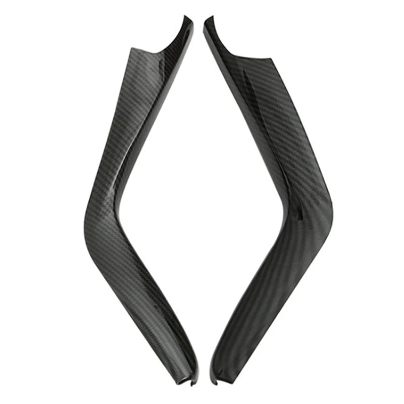 Car Interior Gear Shift Panel Strips Trim Sticker for Honda Civic 2016 2017 2018 2019 2020 2021 Carbon Fiber Look Accessories
