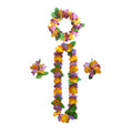 10 Sets Festive  Hawaiian Leis Luau Party Favors Tropical Necklace Summer Beach Vacation Decorations Birthday Wedding