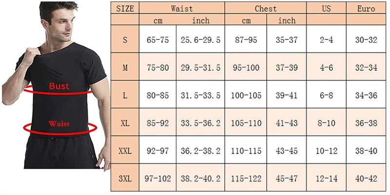Aiithuug Body Shapers Men Body Building Workout Fitness Corset Weight Loss Suit Slimming Shaper Wear Sweating Fat Burn Pants