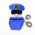 Baby Photography Clothing for Newborn Boys PD Security Suit Handmade Knit Children's Photography Accessories Baby Souvenirs