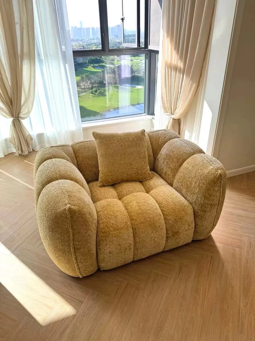 European Upholstered Living Room Sofas Trendy Beauty Comfy Cute Living Room Sofas Simple Aesthetic Canapé Salon Room Furniture