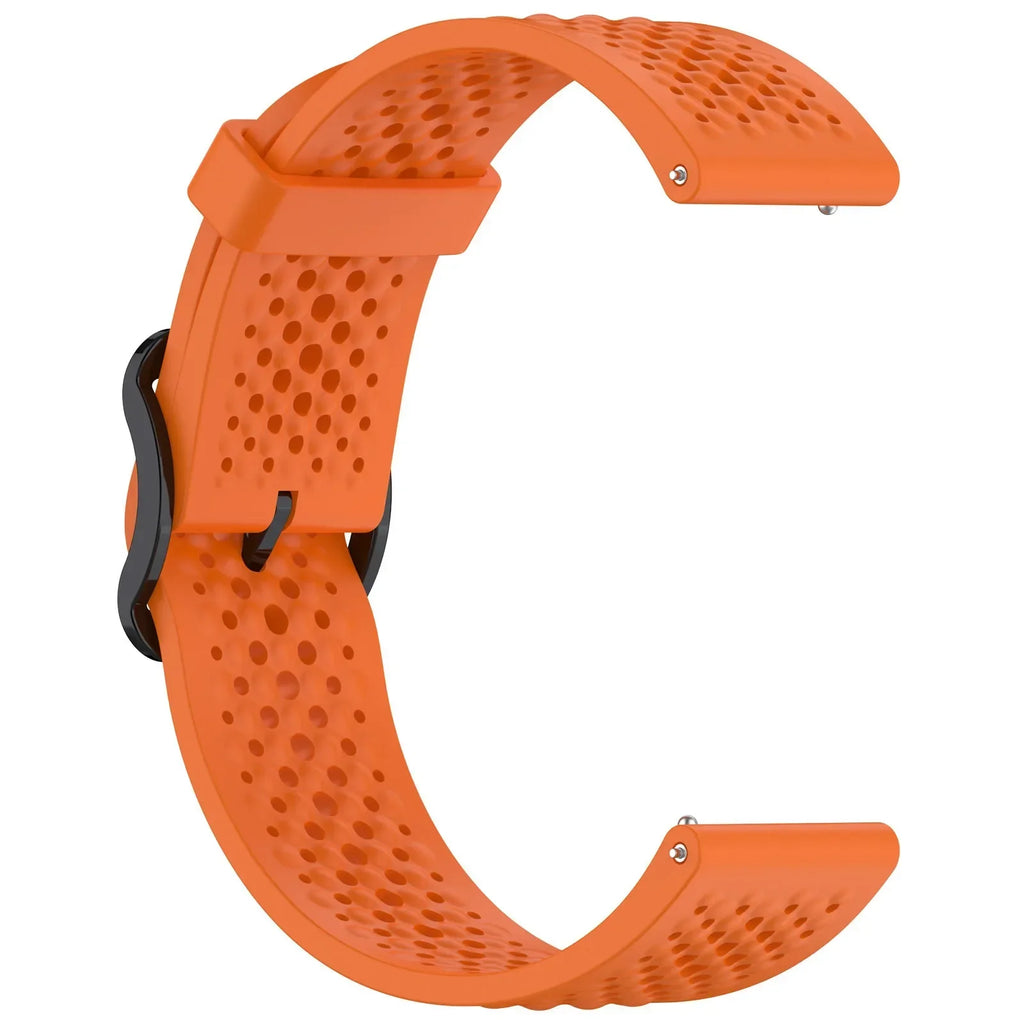 20mm 22mm Silicone Strap For Amazfit Active 2/GTS 4/3/2 Sports Breathable Bracelet Wristband Amazfit Bip 6/5 GTR 4/3 Accessories
