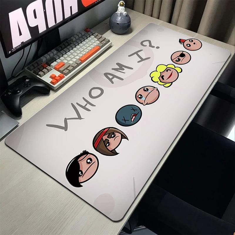 The Binding Of Isaac Xxl Mouse Pad Gamer Non-slip Mat Mausepad Computer Accessories Deskmat Gaming Keyboard Mousepad Mats Pc