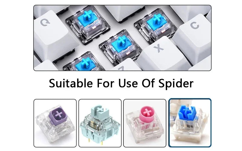 Keycap Games Backlit Cat Paw DIY Star Key Cap Mechanical Keyboards Keycaps for Mechanical Keyboards R4 Height Cherry MX Axis