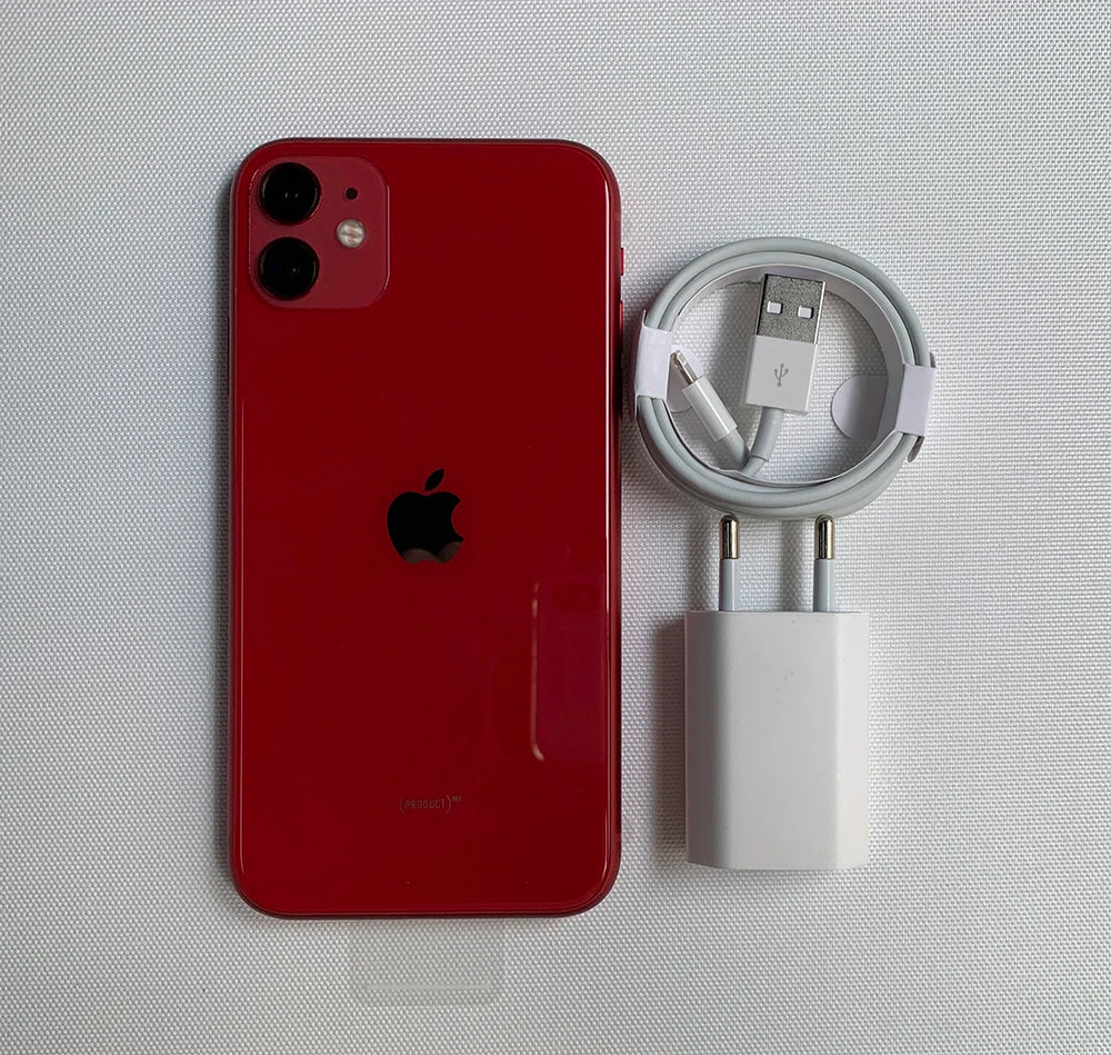 Original Apple iPhone 11 4G Mobile Phone Face ID NFC 64GB/128GB/256GB ROM 6.1'' Dual 12MP A13 Bionic Hexa-Core IOS SmartPhone