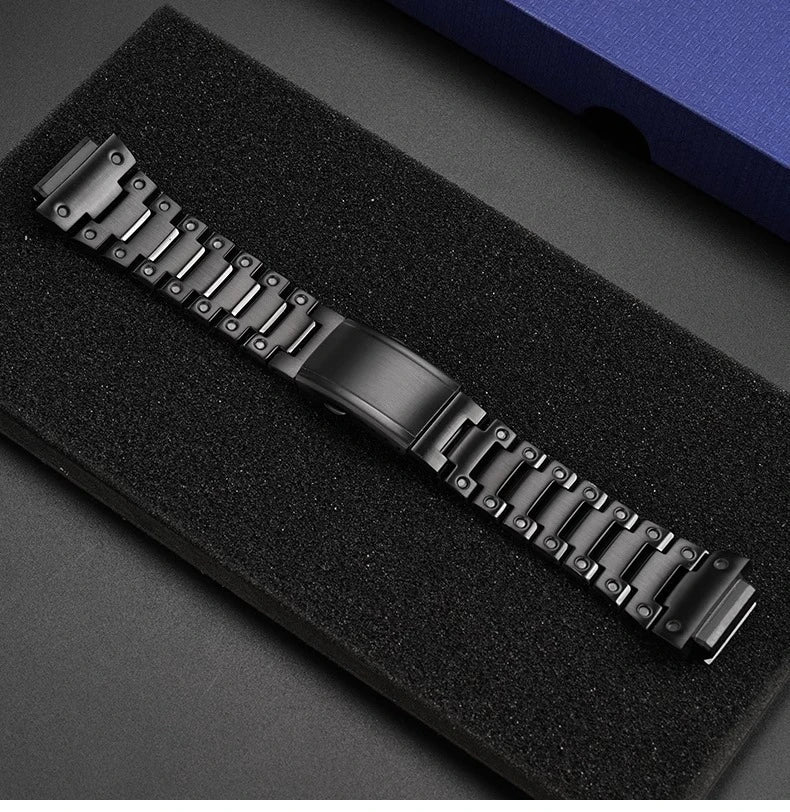 For Casio SHOCK Heart Rate Square DW-H5600 DW H5600 Stainless Steel Case Men's Stainless Steel Watch Strap Bezel Watchband Shell