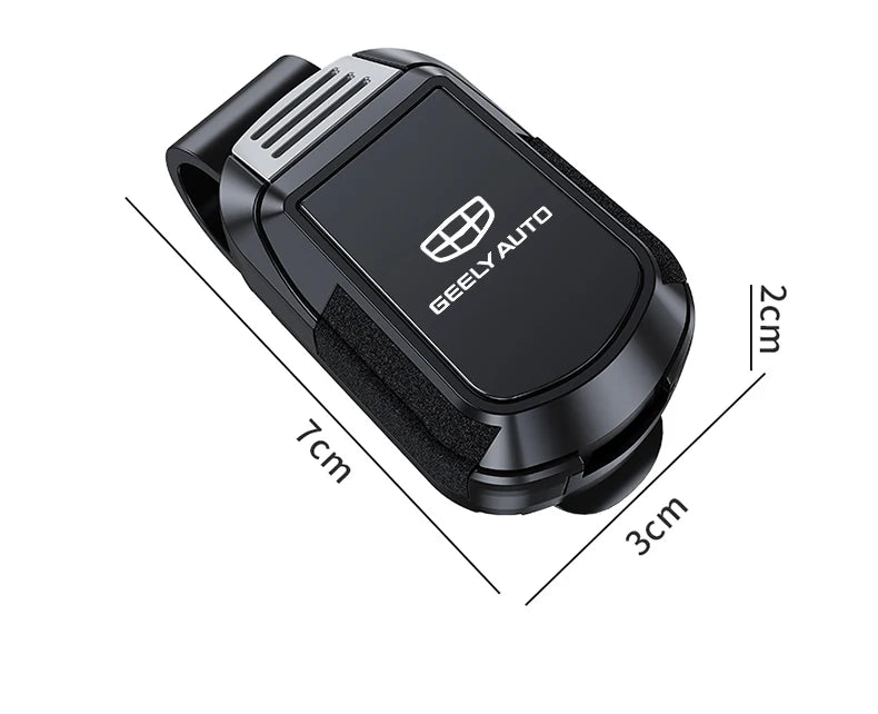 Car Sun Visor Glasses Clip Mirror Style Sunglasses Holder For Geely Coolray Geometry C GX3 Emgrand EC7 Panda Tugella Car Gadgets