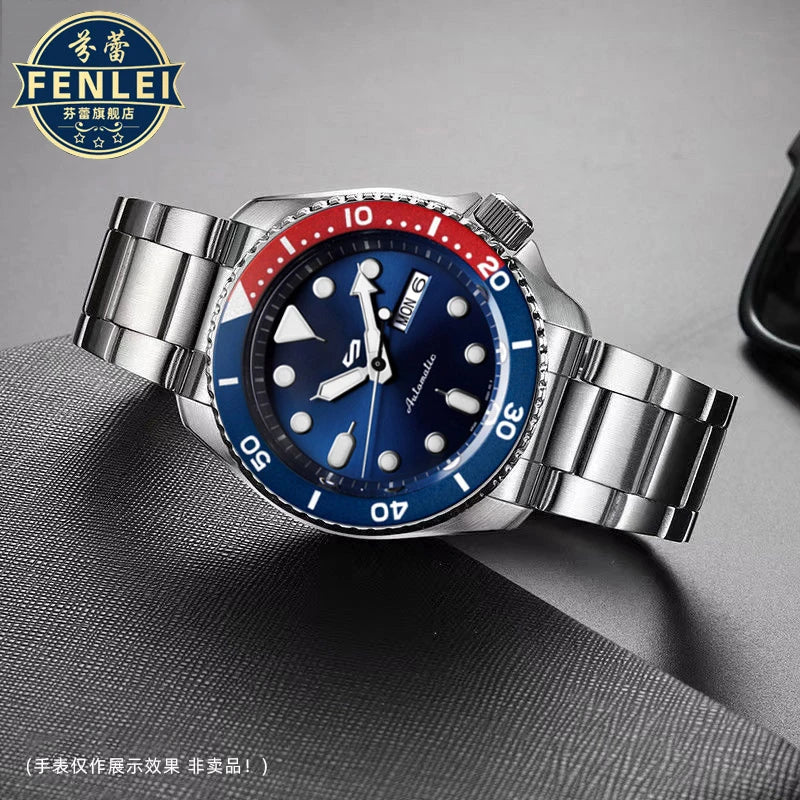 For Seiko No.5 Solid Stainless Steel Band 20mm 22mm Men's Sports Strap SKX007 SKX009 SRPD63K1 SKX175 Jubilee Curved End Bracelet
