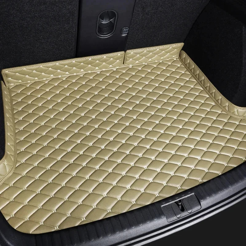 Car Floor Mats For Peugeot 206CC 206 CC T16 2000~2008 Leather Mat Carpets Rugs Protective Pad Set Interior Parts Car Accessories