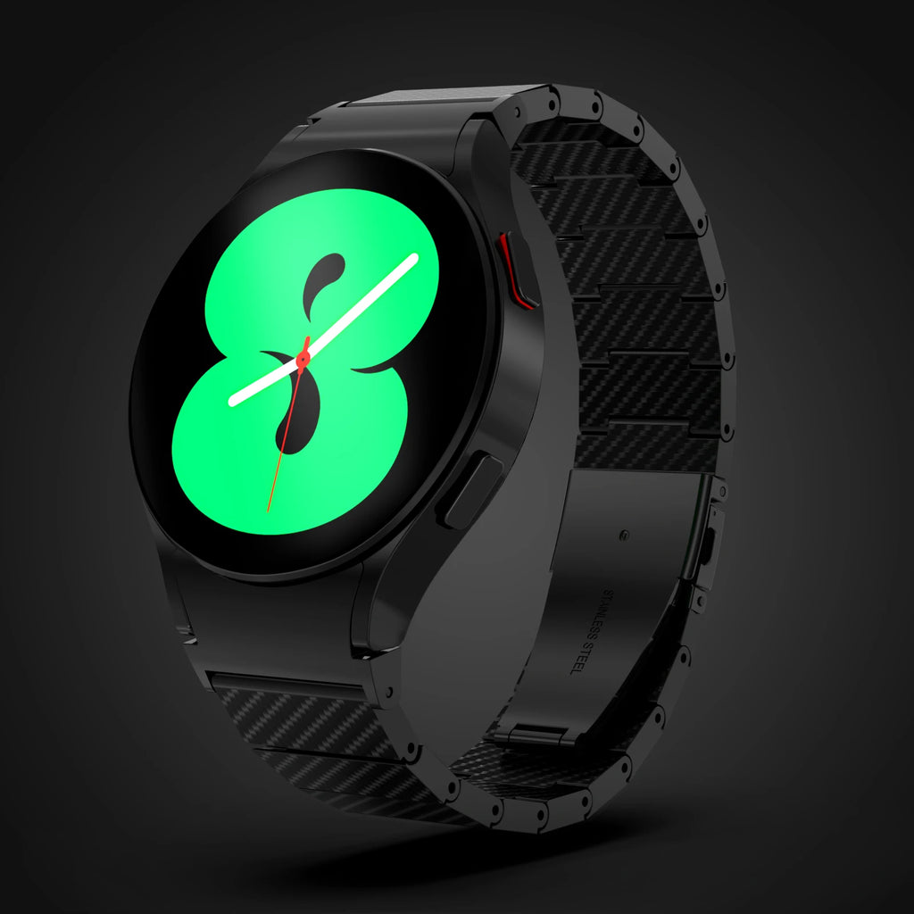Luxury Carbon Fiber Band For Samsung Galaxy Watch 7 6 5 4 40mm 44mm Bracelet For Galaxy 5Pro 45mm 4 6 Classic 43 47mm 46mm Strap