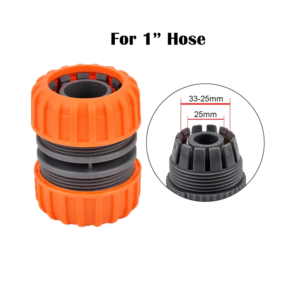 3PCS 1/2" 3/4'' 1“ Water Hose Connector Garden Irrigation Watering Hose Connection Coupling Repair Extender Joint Adapter Set