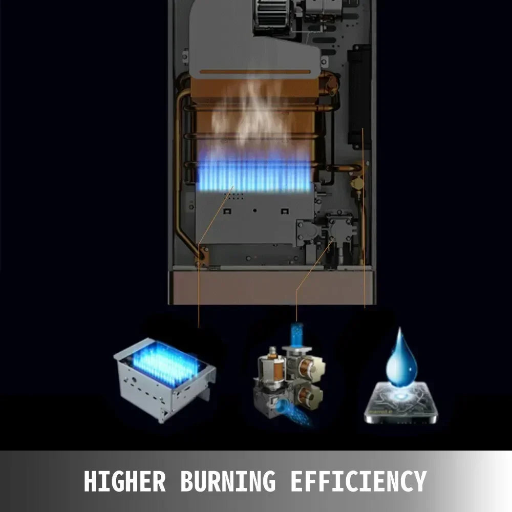 Sihao LPG Water Heater 6L 8L 10L 12L 16L 18L LPG Portable Instant Liquefied Petroleum Gas Water Heater Tankless Boiler Kit