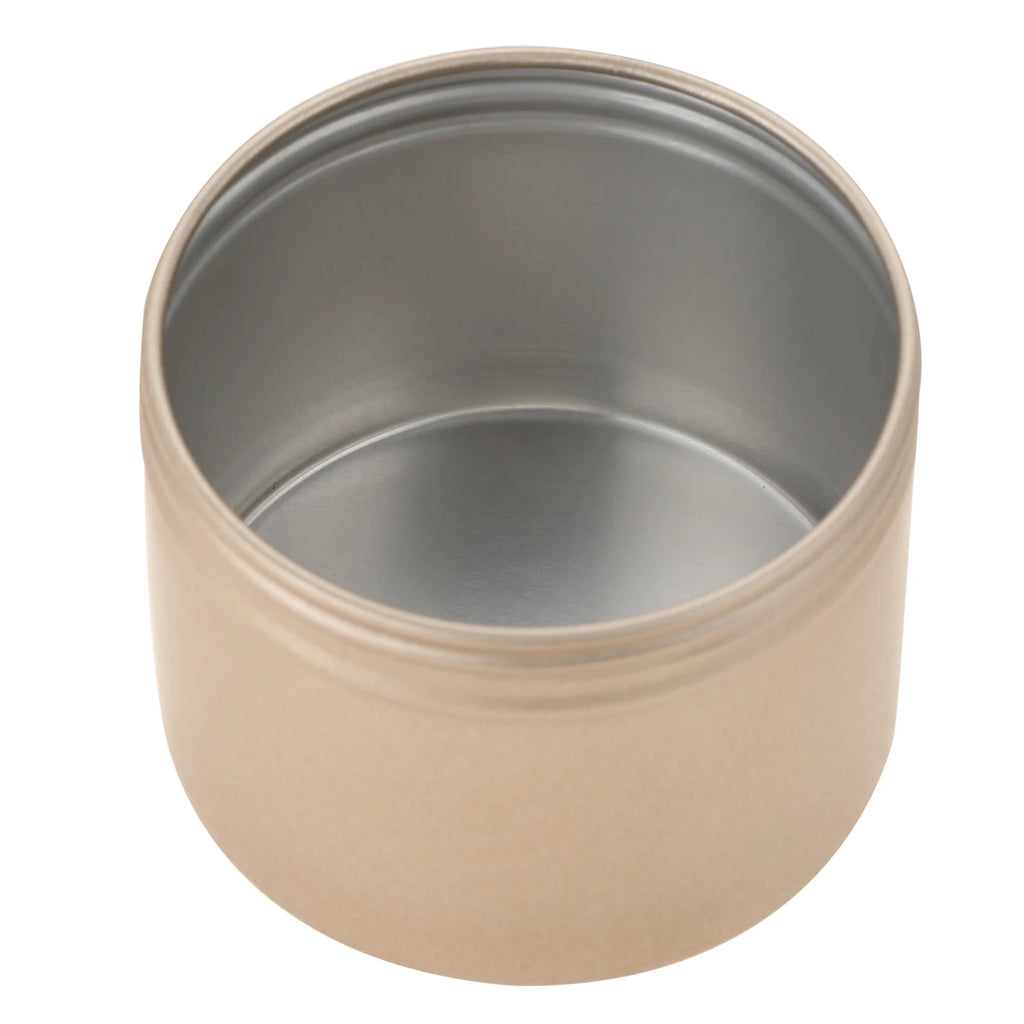 1pc Luxury Portable Jar 100ml 65*50mm Sealed Lip Aluminum Box Round Container Tins Empty Cosmetic Cream DIY Salves Beauty Tool