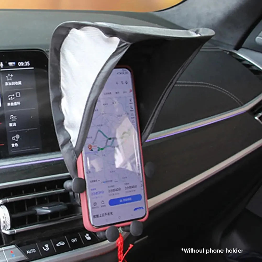 Car Cell Phone Sunscreen Sunshield Phone Umbrella Sun Shade Sun Shade For Phone Mobile Phone Holder Car Motorcycle