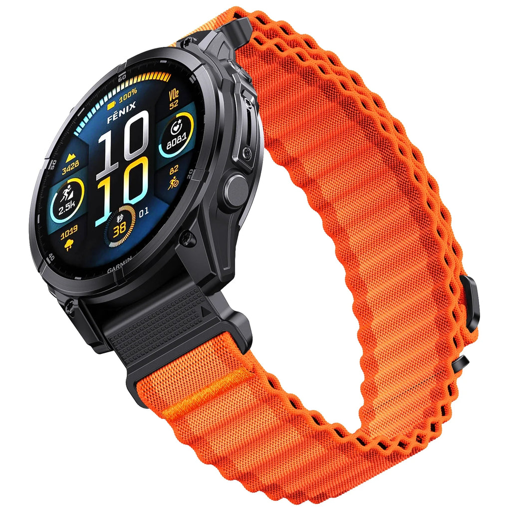 QuickFit 22mm 26mm wide Garmin Fenix8 47/51mm 7 7X Pro 6 6X 5 5X Plus QuickFit strap instinctive 2 replacement bracelet