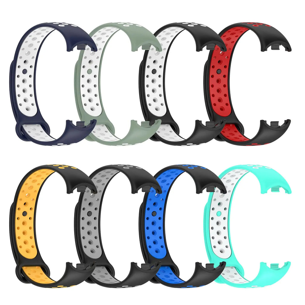 Sport Straps for Mi Band 10 9 8 NFC miband 10 Accessories smart watch wrist replacement belt correa for Xiaomi Mi band9 Bracelet