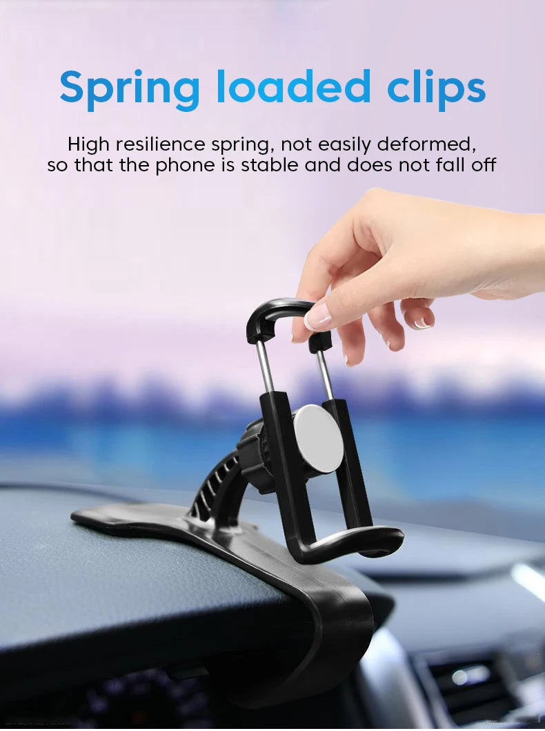 Universal 360 Rotatable Car Phone Holder Dashboard Stand Auto Grip Bracket for Mobile Phones Cell Phone Support Rack