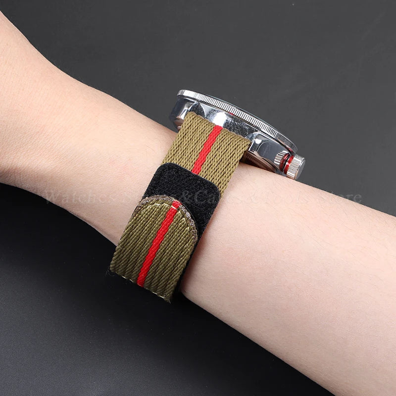 20mm 22mm Nylon Canvas Watch Strap for Tudor for Military Wrist Band for Seiko Men Women Sport Replacement Watch Band Bracelet