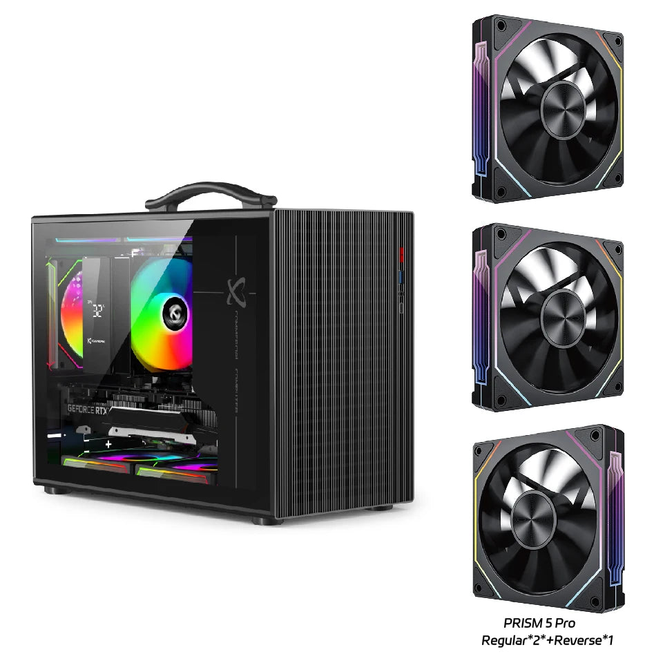 Power train X-Gamerx M1 PC gaming case M-ATX glass side-transparent portable mini computer case ATX SFX Power supply