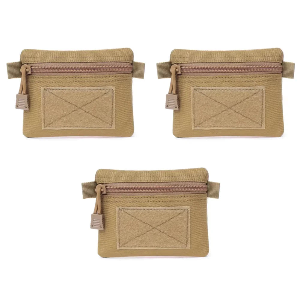 Outdoor Camping EDC Molle Wallet Waterproof Portable Travel Zipper Waist Pouch for Camping Hiking Hunting EDC Pouch