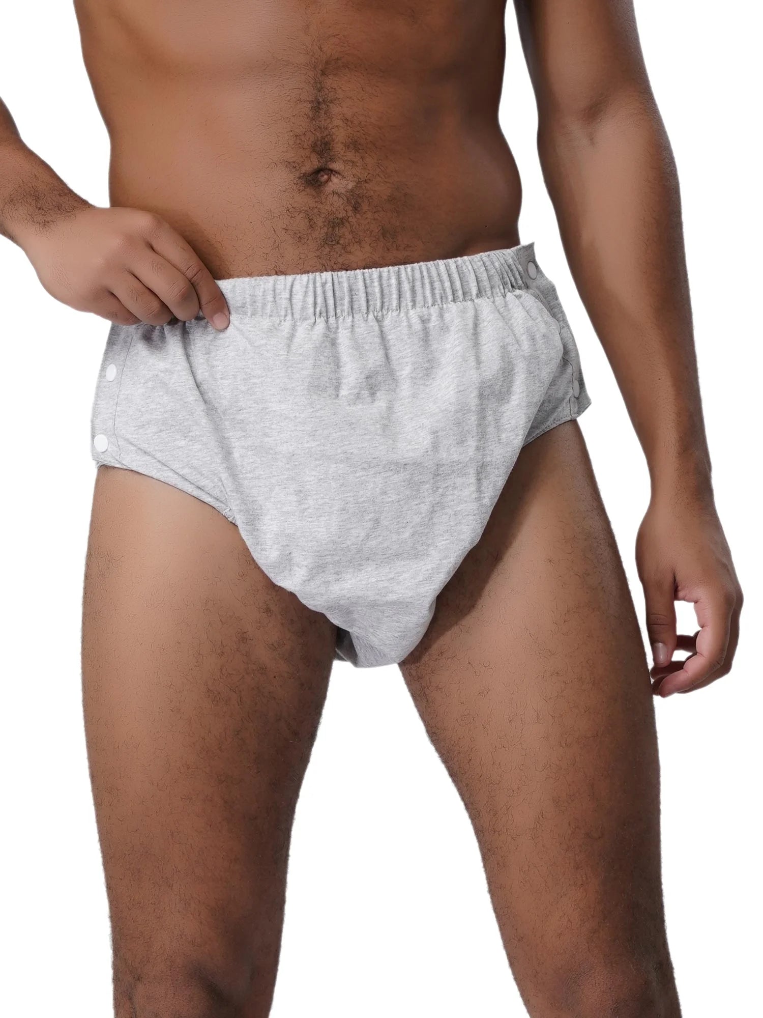 Adults Tear Away Diaper Cover Underwear  Adjustable Waist Leak-proof Reusable Adaptive Underwear for Elders Bedridden Patients