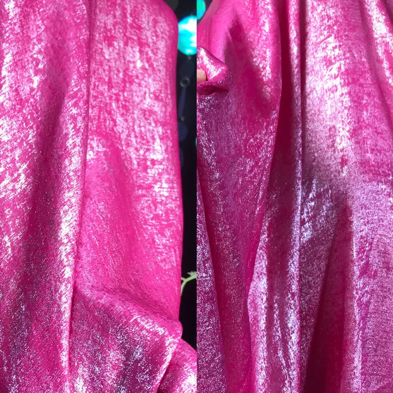 Soft Bronzing Velvet Fabric By The Meter for Dress Costumes Decoration Diy Sewing Designer Cloth Comfortable Glossy Black Blue