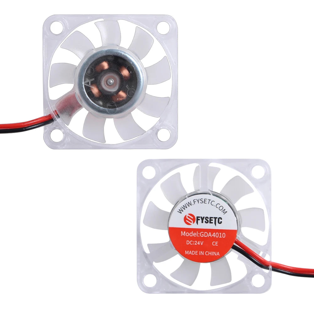 LED 4010/3010/2510 12V/24V FAN RGB High Cooling Performance 3D Printer Fan for Prusa Emder Voron Vzbot
