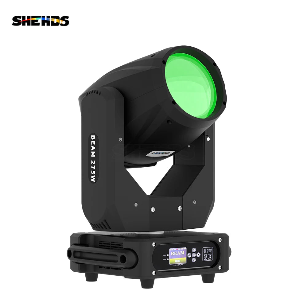 SHEHDS Bulb Beam 275W Moving Head Light Double Prism DMX512 For Night Club Wedding Theater