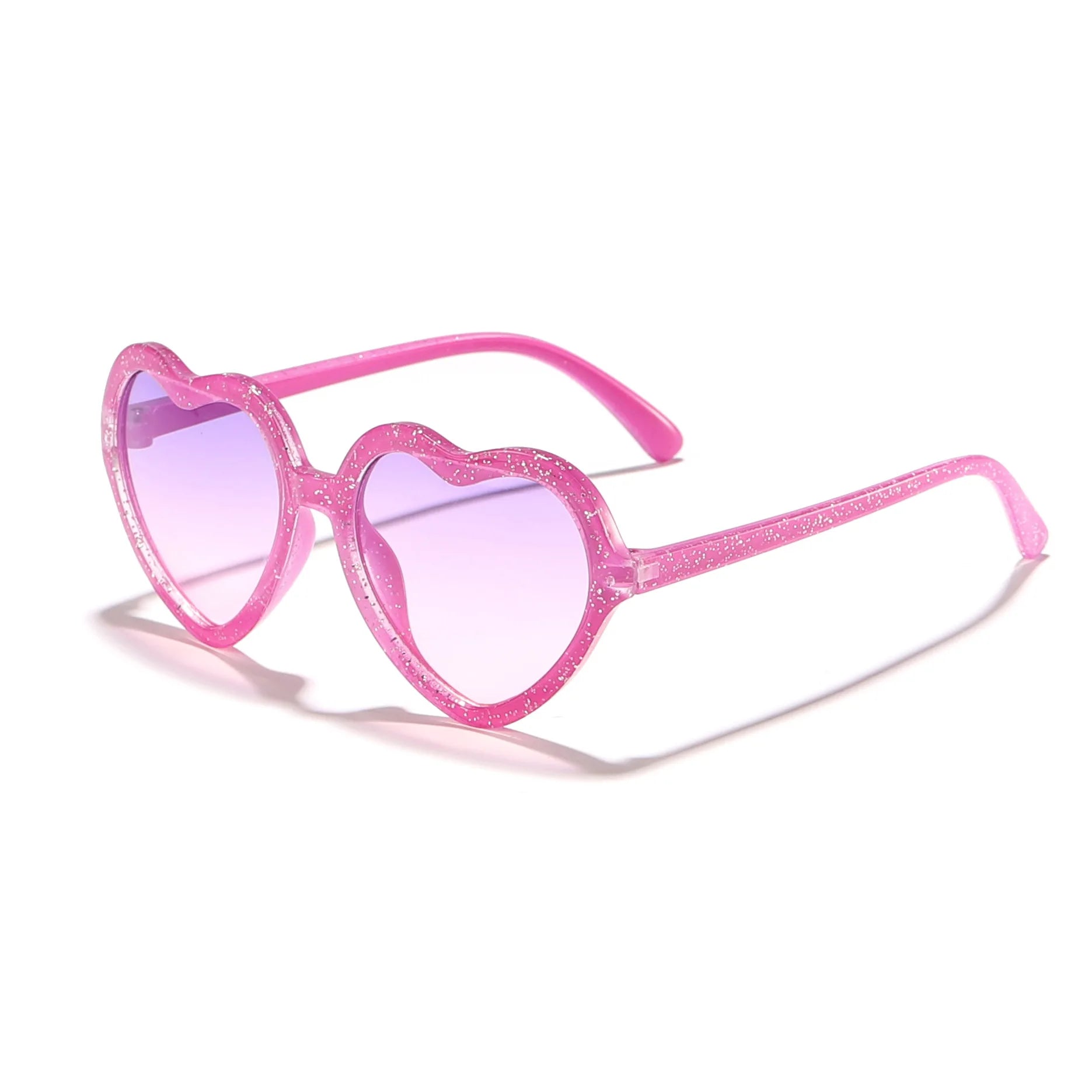 Stylish Kids Heart Sunglasses Large Frame Cute Eyewear For Boys Girls Baby Toddler 0-12 Years UV400 Protection Outdoor Shades