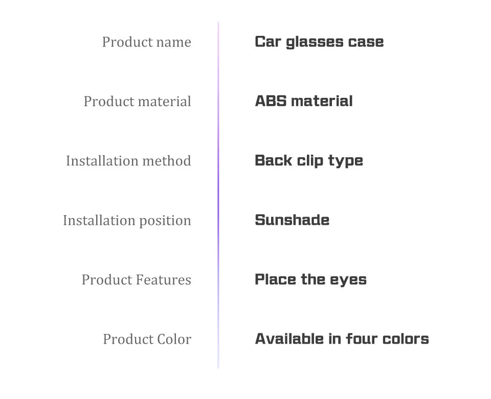 Portable Press Switch Car Glasses Box For Changan CS85 Oshan X7 CS35 PLUS UNIT UNIK CS55 CS95 Eyeglasse Case Sunglasses Holder
