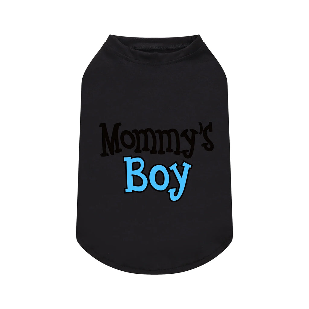 Funny "Mommy's Boy" "Daddy's Girl" Pet T-Shirt Summer Dog Clothes for Small Medium Dogs Cats Cute Letter Print Puppy Vest