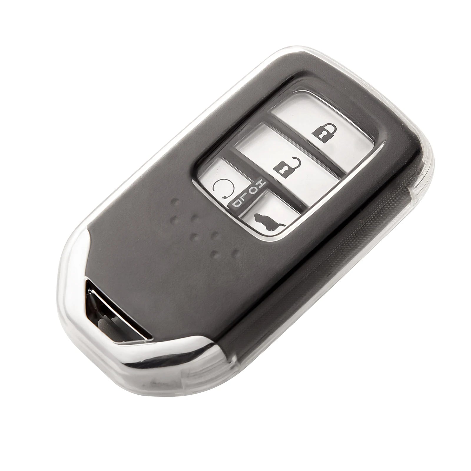 Transparent Key Protector for Honda Vezel City Civic Jazz BRV BR-V HRV Pilot Odyssey TPU Car Smart Remote Key Fob Case Cover